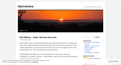Desktop Screenshot of drpvramana.com